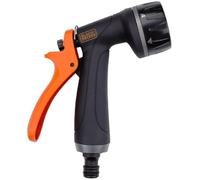 Black+Decker 8711252235394 Spray Head with 6 Settings, Orange Black
