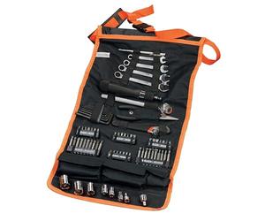 Black + Decker A7063-QZ 77 Piece Tool Accessories Roll Bag