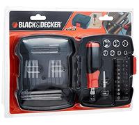 Black & Decker A7175 Fastening & Ractchet Set 27W Screwdriver Bits & Box Nuts UK