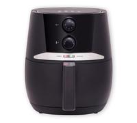 Black+Decker Air Fryer 4-in-1 Oven, 4.3L Manual Black, 30 MINUTE TIMER WITH AUTO