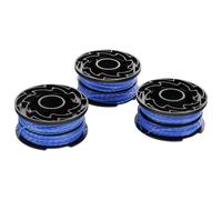 BLACK + DECKER AX107-BO A6441X3 - 3 Reels Reflex Wire 2 X 6 M - 1.5 Mm For Border Trimmer, Blue, 12 m