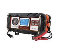 BLACK+DECKER BC25BD Fully Automatic 25 Amp 12V Bench Battery Charger/Maintainer with 75A Engine Start, Alternator Check, Cable Clamps