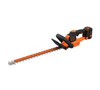 Black+Decker BCHTS3625L1-QW Heckenschere (36V, 2.5 Ah, 55 cm Messerlänge, mit Antiblockierfunktion, 22 mm Schnittstärke, ideal für größere Hecken, inkl. Akku und Ladegerät), Orange/Schwarz