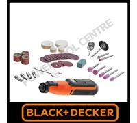 Black & Decker BCRT8IK 7.2V Cordless Rotary Tool with 52 Accessories in Kit box