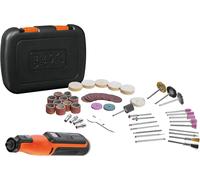BLACK+DECKER BCRT8IK-XJ 7,2V Rotary Tool with 52 Accessories and A KITBOX, 7.2