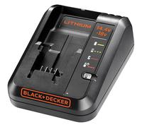 BLACK+DECKER BDC1A-GB Cordless Fast Charger for Power Tools with 2 Years Guarantee, 14.4-18 V, 16.6 x 14 x 9.4 cm, 1-Piece