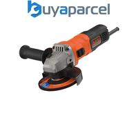 BLACK+DECKER 115mm 710W Corded Angle Grinder with 5 Cutting Discs (BEG010A5-GB)