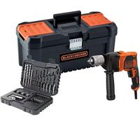 Black+Decker BEH850KA32-QS Schlagbohrmaschine mit Kabel 850 W mit 32-teiligem Zubehörset und Werkzeugkoffer 16 Zoll