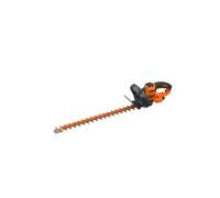 BLACK+DECKER Electric Hedge Trimmer, 600W, 60cm Dual Action Asymetric Steel Blades, 35cm, BEHTS501-GB