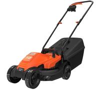 BLACK DECKER BEMW451-GB Corded Rotary Lawn Mower - Orange & Black, Black,Orange