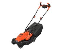 BLACK + DECKER BEMW451BH-GB Lawn Mower with Bike Handle, 1200 W, 240 V, Black, 32 cm