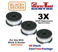 Black & Decker BESTA525 Spool and Line for Strimmer Trimmer Fast UK Postage x3