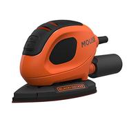 BLACK+DECKER BEW230-QS Mouse Wired Detail Sander - 1.5mm Orbit Diameter - Hook and Loop Attachment - Variable Speed up to 11,000 OSC/min - Comes with 6 x 55W Abrasives