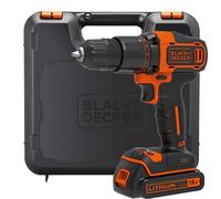 Black & Decker BLACK+DECKER 2 Speed 18V Cordless Combi Drill with Kit Box (BCD700S1K-GB)