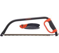 Black+Decker Black + Decker Bow Saw 21 Inch & Folding Saw 7.5 Inch Set Heavy Duty Garden Saws Steel Blade Wood Cutting Saw Set With Comfort