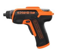 BLACK+DECKER CS36BSC-GB 3.6V Roto-Bit Storage Screwdriver - Orange (1-Piece)