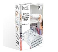 Black+Decker Black & Decker Vacuum Storage Bags - Jumbo, 60Cm X 100Cm - Pack Of 3 - Heavy-Duty Storage Bags - Space Saving Vacuum Storage Bags