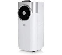 Black & Decker Bxac40008Gb 12,000 Btu Portable 3-In-1 Air Conditioner, Dehumidifier, Cooling Fan - Led Display, 3 Fan Speed, 24 Hour Timer, Remote Control, Eco Conscious, White One Colour