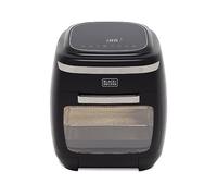 BLACK+DECKER BXAF17088GB 5-in-1 Digital Air Fryer Oven with Rotisserie Function, 60 Minute Timer, 11L, 2000W, Black