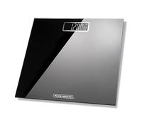BLACK+DECKER BXBS0002GB Digital Bathroom Scale, High Precision Sensor System, Durable Tempered Glass, LCD Display, Black