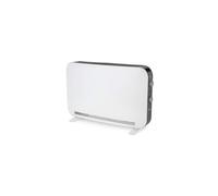 BLACK+DECKER Portable Convector Heater - 2000W Power, Three Heat Settings, Adjustable Thermostat, Anti Frost Protection - White, BXCV41001GB