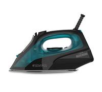 BLACK+DECKER BXIR2403E - Steam iron 2400W, Steam jet 150 g/min, Steaming adjustable from 0 to 45 g/min, Ceramic soleplate, Dual anti-limescale system, Self-cleaning