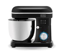 BLACK+DECKER BXMX12054GB Stand Mixer with 6 Speed Settings & Pulse Function, 1300W, 5L, Black