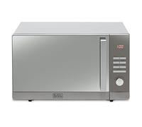 BLACK+DECKER BXMZ24038GB 30 Litre Combination Microwave with Grill and Convection Oven, Silver