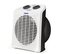 BLACK+DECKER BXSH2000E - Fan Heater 2000 W | 2 Heating Levels + Fan | IP21 Bathroom | Adjustable Thermostat | Anti-Overheating & Anti-Tip | Compact with Handle