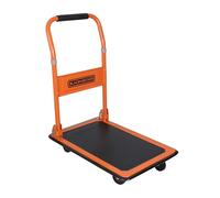 BLACK+DECKER BXWT-H303 Folding Platform Trolley - Hand Truck Max. 80KG - Trolley on Wheels 60 x 40 x 80.5 cm - Transport Cart with Handle - Easy to Store - Steel