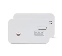 BLACK + DECKER CARBON MONOXIDE Alarm and Detector 2 PACK - 10YEAR Sealed Battery, 10 Year Sensor Life, CO Alarm for home, with Test Button, Portable