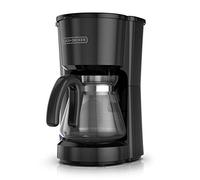 BLACK+DECKER 5-Cup Programmable Coffee Maker with Brew Strength Selector, Sneak-A-Cup, and Easy-View Water Window, Black