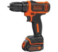 BLACK+DECKER Compact Cordless Drill BDCDD12-GB 10.8 V Lithium-Ion keyless Chuck