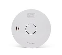 BLACK+DECKER Smart Interconnected Smoke Alarm, 10-Year Sealed Battery, Photoelectric Detection, Test/Silence Buttons, Wireless Interconnect (Up to 20 Units), White