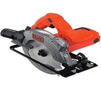 Black+Decker CS1250LA-QS Wired Circular Saw - 1250 W - Cutting Depth: 42 and 66 mm - Comes with 2 x 1250 W Blades, Orange