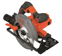 BLACK & DECKER CS1550-QS Saw Circular 1.500w 190mm, Profundidad De Corte 66mm, Bisel 0-45deg, Velocidad 5.500 RPM. Incluye 1 Disc TCT 190mm Y Guia Lateral for DIYers & Professionals for Cutting...