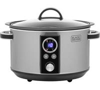 Black Decker BXSC16044GB 3 5L Digital Sear Stew Slow Cooker Black Chro