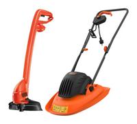 Black + Decker BEMWH551GL2-GB Hover Lawnmower Including Grass Trimmer