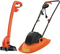 Black + Decker BEMWH551GL2-GB Hover Lawnmower Including Grass Trimmer