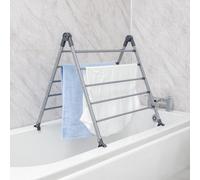 Black+Decker Extended Over Bath Airer, Grey