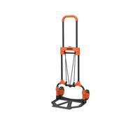 Black+Decker Folding Collapsible Trolley Sack Cart Telescopic Handle Cord Grip