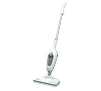 Black+Decker FSM13E1 Steam Mop Basic (Steam Cleaner for Deep Hygienic Cleanliness, Removable Handle, Easy to Use, with 1 Microfibre Pad), 1300 W