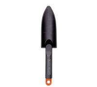 BLACK+DECKER Garden Shovel with Size Marking - Shovel 30.5 cm - Polypropylene - Black/Orange