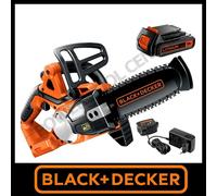 Black and Decker GKC1820L 18v Cordless Chainsaw 200mm 1 x 2ah Li-ion Battery Charger