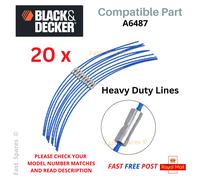 Black & Decker GL685 Strimmer Trimmer EXTRA STRONG Cutting Lines FAST POST x20