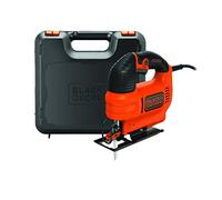 BLACK+DECKER KS701EK-GB Compact Jigsaw with Blade, 520 W, Black/Orange