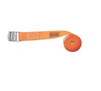 BLACK+DECKER Lashing Strap with Ratchet - Lashing Strap - Load Capacity up to 100 kg - 1 x 5 m