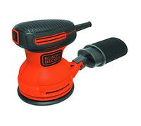 BLACK+DECKER Orbital Sander, 5 Inch, 2.0 Amp, 12000 OPM, Corded, 1 Sandpaper Sheet and Dust Bag Included (BDERO100)