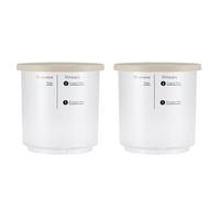 BLACK+DECKER Perfect Pint Ice Cream Maker Accessories - 2-Pack 1-Pint Replacement Jars, Extra Containers for Ice Cream, Gelato, Sorbet & Frozen Yogurt