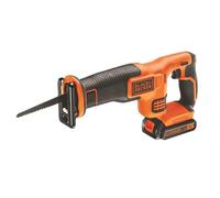 BLACK DECKER Reciprocating Saw 18V 1 x 1.5Ah Li-ion Stroke 22mm B/DBDCR18C1